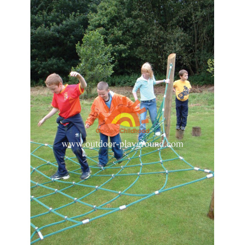 Equipo de juego de escalada neto para parque infantil