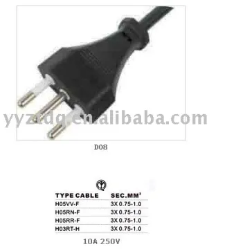 ITALY POWER CORD IMQ ST3