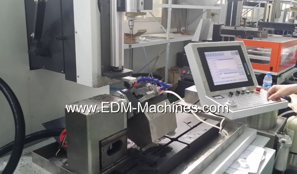 CNC EDM hole drilling