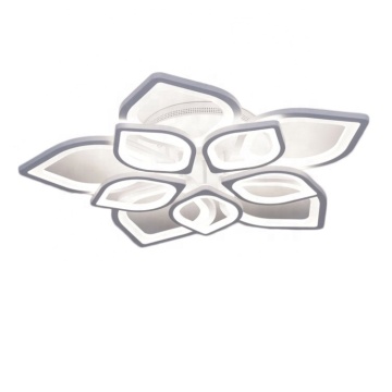 Modern Remote Control Dimmable Flower Shape 150W LED Ceiling Light