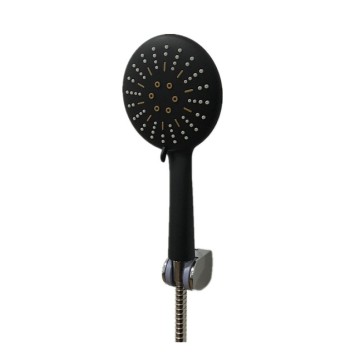 Plastic ABS Handheld Shower Hand Black Shower Head