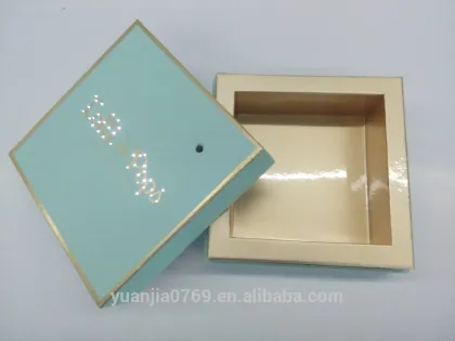 Custom logo print light jewelry packaging box for jewelri box