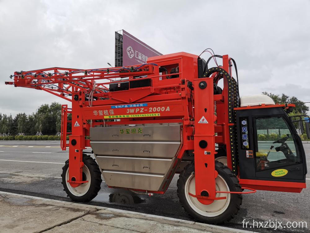 Consommation de carburant par pulvérisateur auto-propulsé