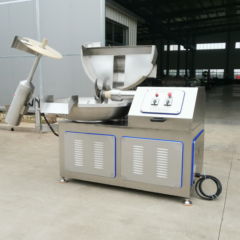 ZB-125 Stainless Steel Meat Bowl Cutter Chopper Mixer