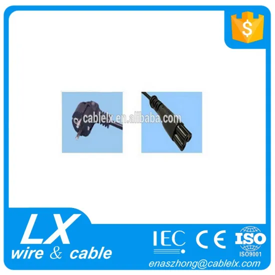 2.5A europe standard plug with IEC Connector ac power cord