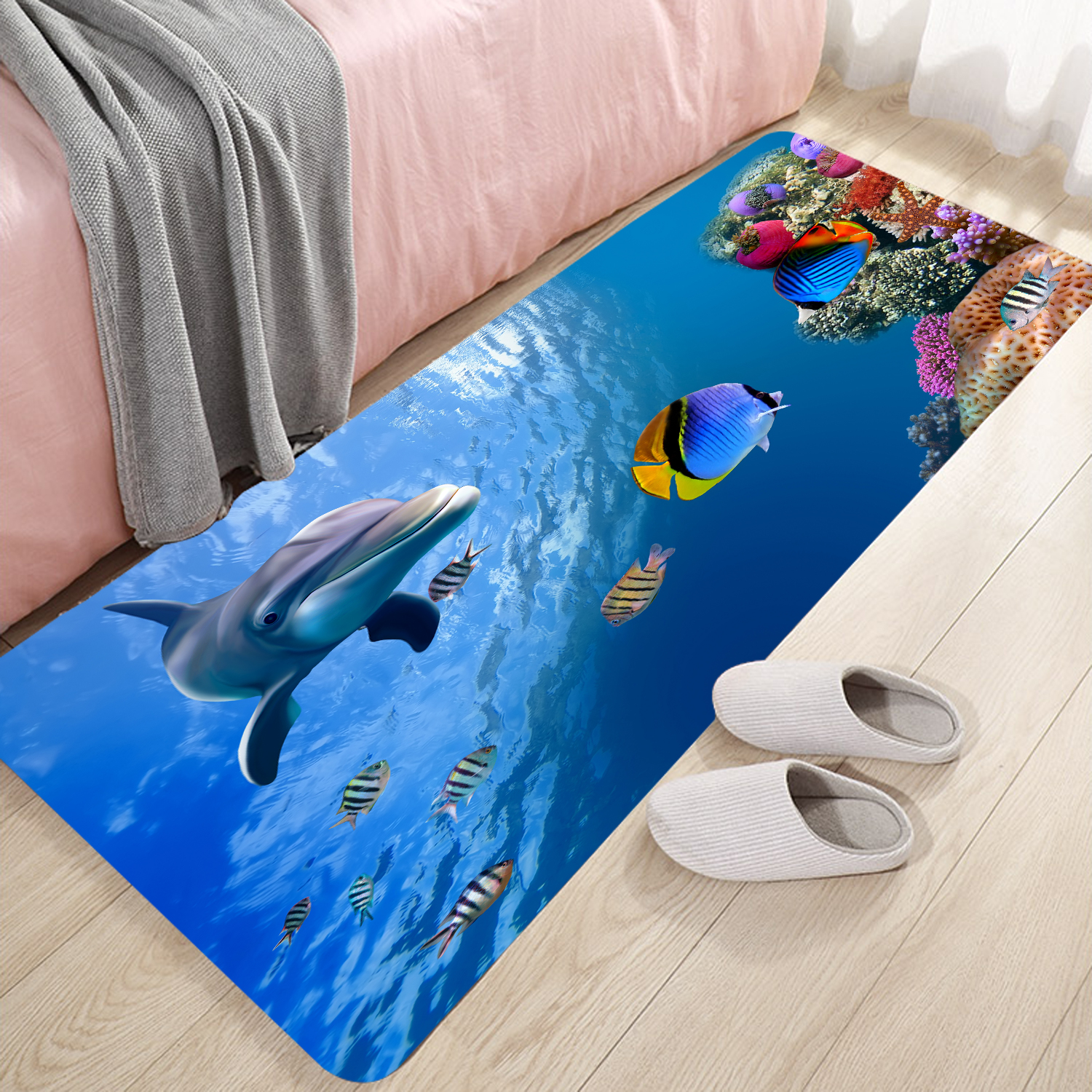 Sponge high definition digital printed floor mat- (7)-4