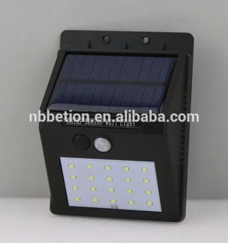 20LED solar power outdoor motion sensor light for outdoor sensor sensor wall light