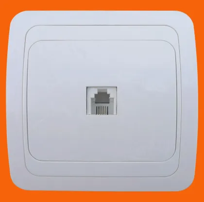 European Style RJ45 Socket (Internet numeric socket) (F2011)