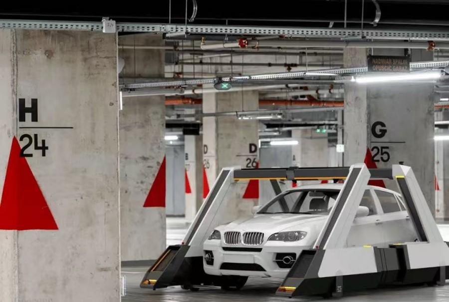 Sistema de estacionamiento AGV inteligente