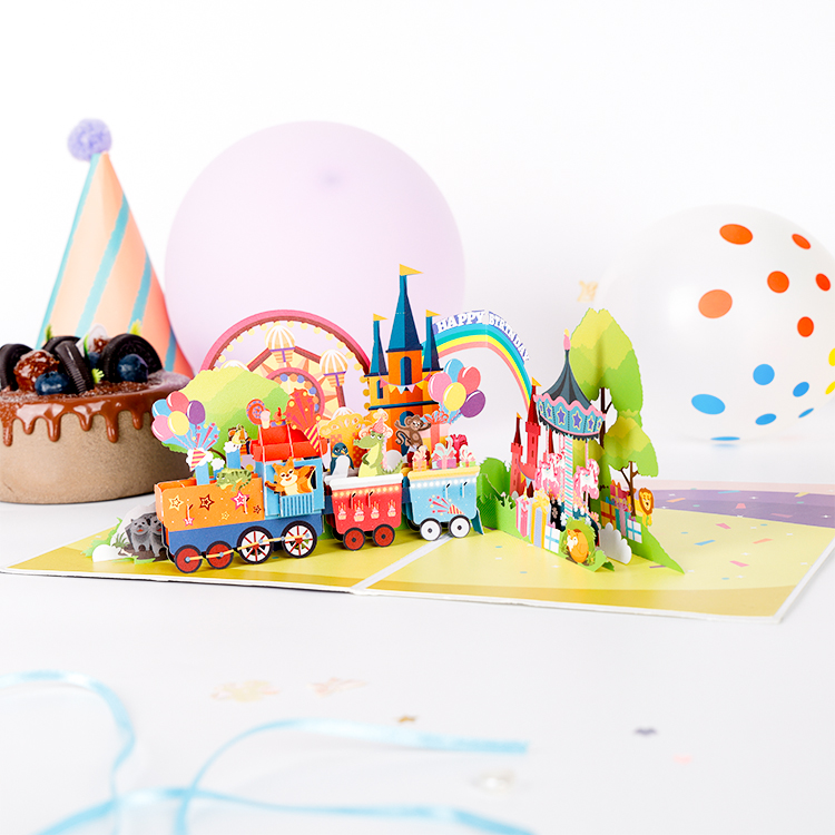 3D Greeting Card for Birthday