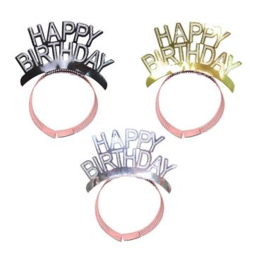 Golden & Silver Sparkle Headbands for New Year's Eve - Festive Hair Hoops for All Ages