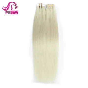 Wholesale 10a Indian Double Drawn 60a Color Ash Tape In 100 Blonde Human Hair Tape in Hair Extensions