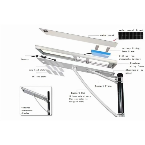 60w solar street light