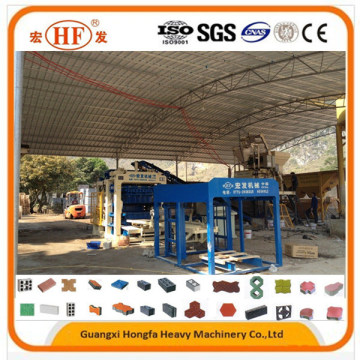 Qt6-15D Concrete Brick Block Making Machine, Brick Machine, Forming Machine