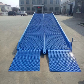 Portable Hydraulic Mobile Container Forklift Loading Dock Ramp - 8Ton, 10Ton, 12Ton