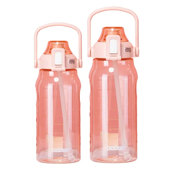 BPA Free Custom Plastic  Water Alkaline Water Bottle with Filter Strap Accessories camping water bottle