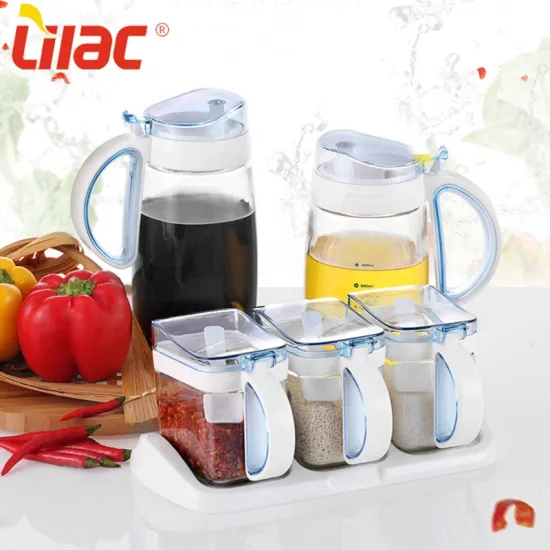 Lilac FREE Sample 820ml*2+340ml*3 glass seasoning pack