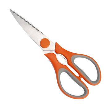 Ergonomic Rubber Handle Kitchen Shears for High-Quality Cutting
