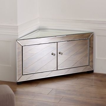 Cabinet TV ad angolo specchio veneziano