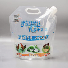 clear Plastic Stand up Packaging Bag