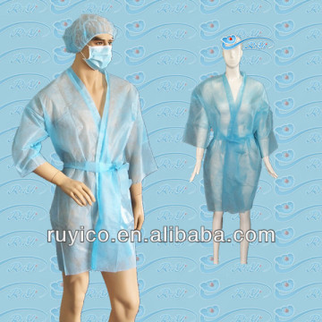 disposable nonwoven PP sauna gown