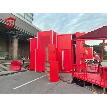 12.3x4.8x4.3m Mobile Show Space Multi-Functional Mobile Show Space Supplier