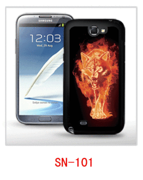 Wolf Picture Samsung Galaxy Note2 Back Cover 3d, Pc Case Rubber Coating,multiple Colors Available, With 3d Picture. 