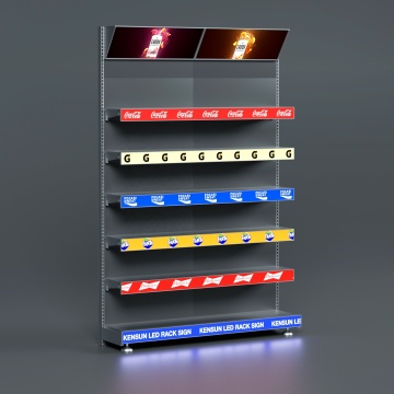 HD P1.25 Indoor COB Shelf LED Display for Supermarket Signs