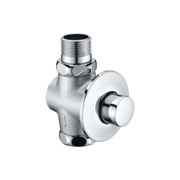 Brass Time-delay Wall Mount Push Button Flush Valve