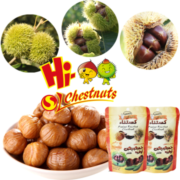 Wholesale OEM Snacks Roasted Peeled Chestnuts
