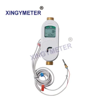 Ultrasonic Prepaid Heat Meter with 8-Digit LCD, Class B, 1.5m Standard Two-Wire PT1000 Temperature Sensor