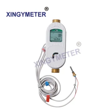 Ultrasonic Prepaid Heat Meter with 8-Digit LCD, Class B, 1.5m Standard Two-Wire PT1000 Temperature Sensor
