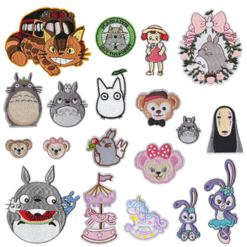 Animal Embroidery Patches Child Clothing Accessories