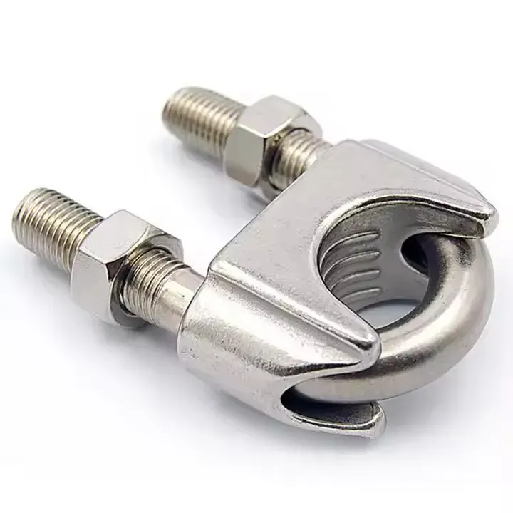 DIN741 Stainless Steel Wire Rope Cable Clamp M4-M16