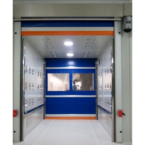 Logistics warehouse high speed door