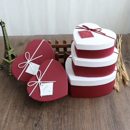 Heart Shape Waterproof Flower Packaging Box