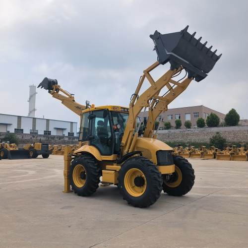 Надежный экскаватор-погрузчик для оптимальных задач земляных работ