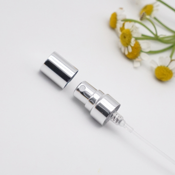 Bomba de perfume de plata brillante