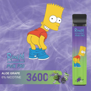 Top RandM Max Pro Disposable Vape 3600 Puffs