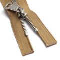 Heavy duty open ended brass zippers for luggage