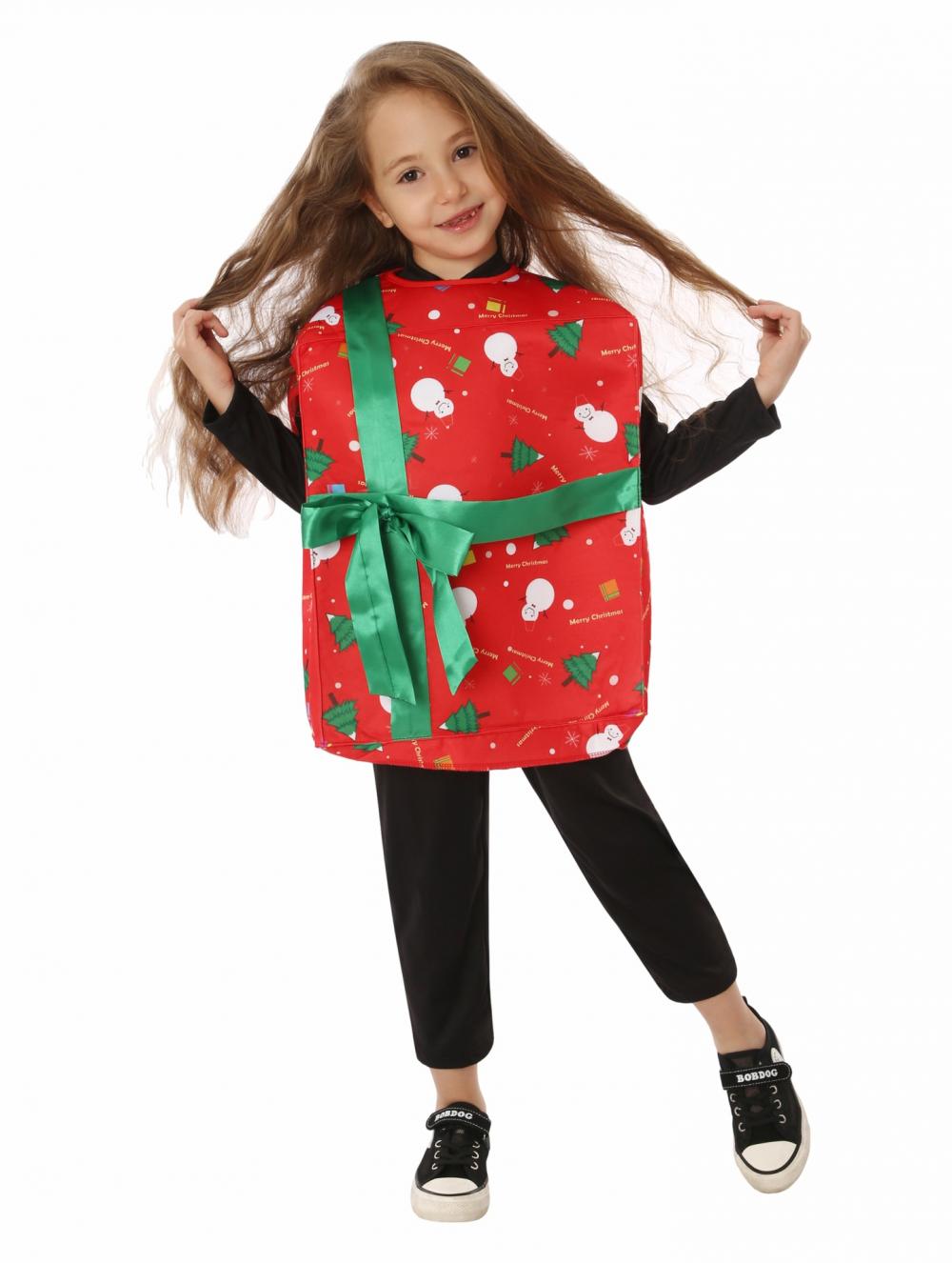 Xmas Gift Box Fancy Dress Christmas Costume