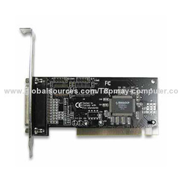 PCI Card, Built-in 16-bit FIFODB25 Parallel Port Connector and Up to 1.5Mbps Fast Data Rate