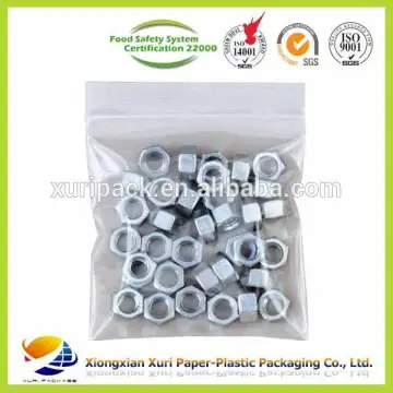 High Quality custom logo printed resealable zipper plastic bag for chemicals