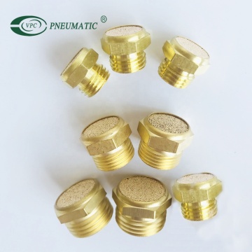 BRASS Silenciador de abafos de cobre sinenteado de escape de escape de escapamento