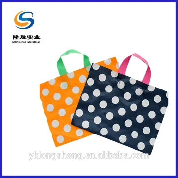 custom printing soft flexiloop shopping bag