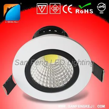 SAA COB 10W rotating LED Downlight 10W IP44 Hot Sale Indoor