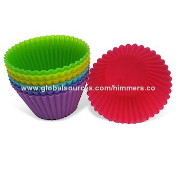 Cup Cake Molds, Safely, Made of Silicone