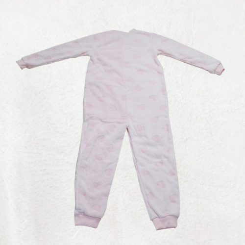 Roze alles-in-één pyjama voor kinderen