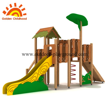 Wooden playground swings sets for backyards