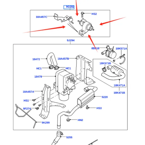 Replacement Fuel Pump Assembly for Range Rover and Land Rover Models LR068412, LR061887 & JEX500020